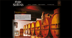 Desktop Screenshot of domaine-pierre-sourdais.com